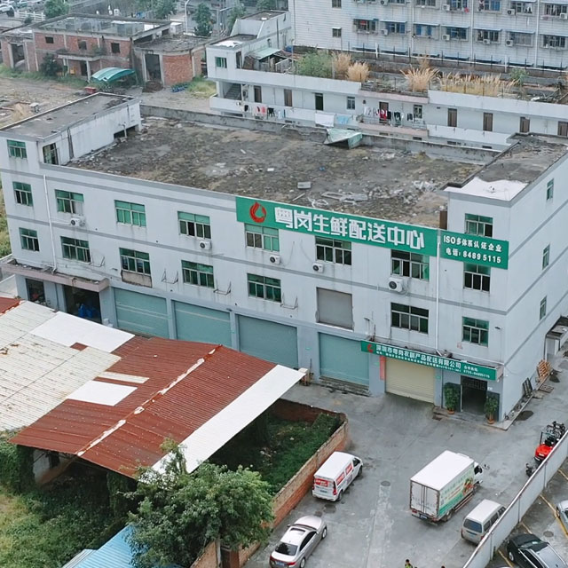 廠房公司環(huán)境粵崗蔬菜配送